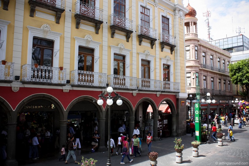 Puebla - Buildings around Zocalo